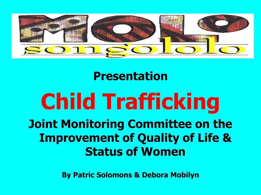 presentation child trafficking joint monitoring