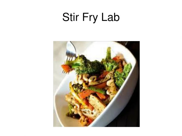 Stir Fry Lab