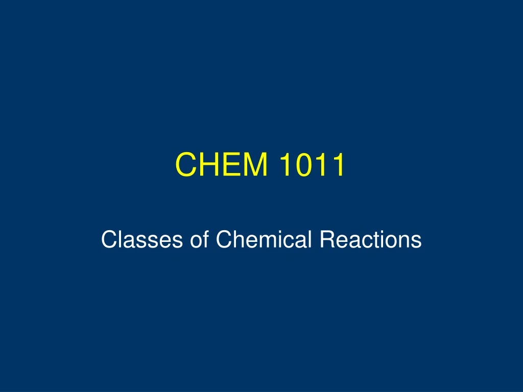 chem 1011