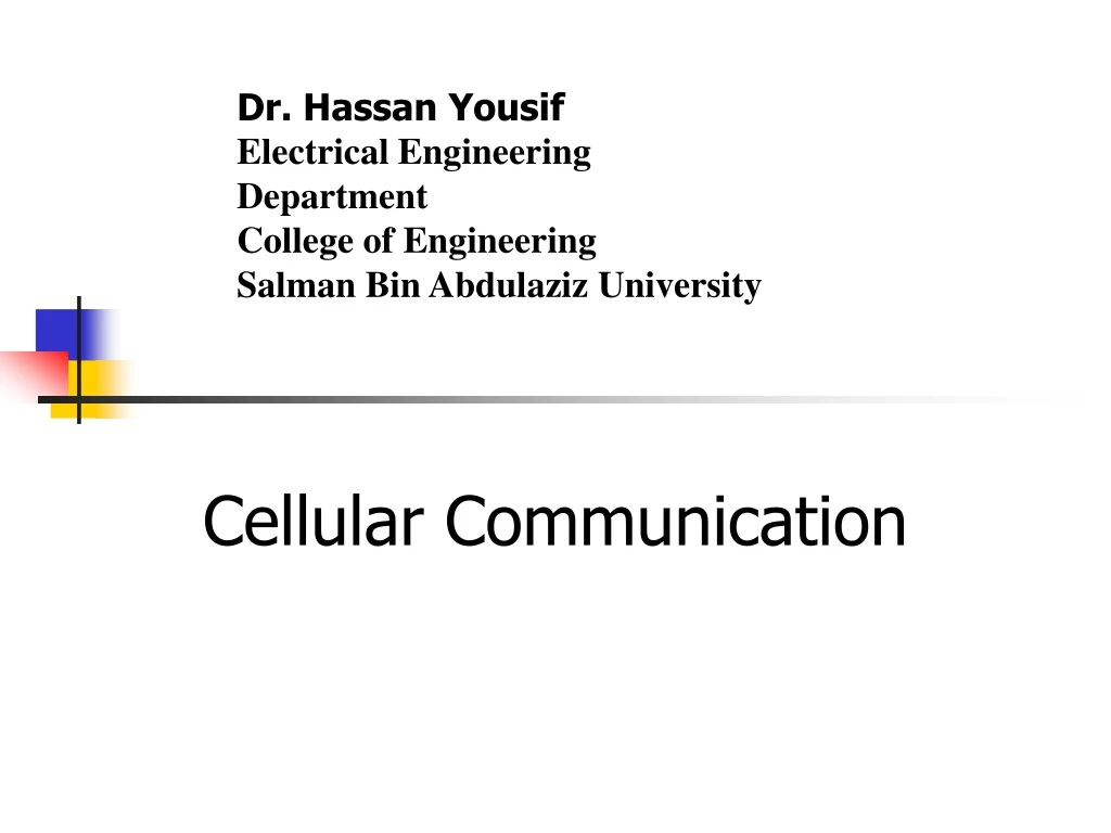 cellular communication