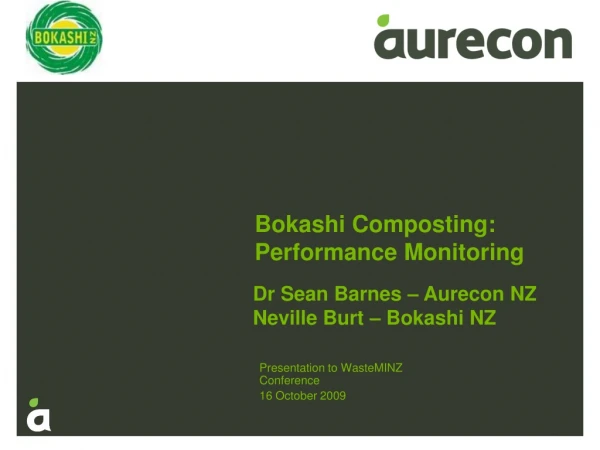 Bokashi Composting: Performance Monitoring