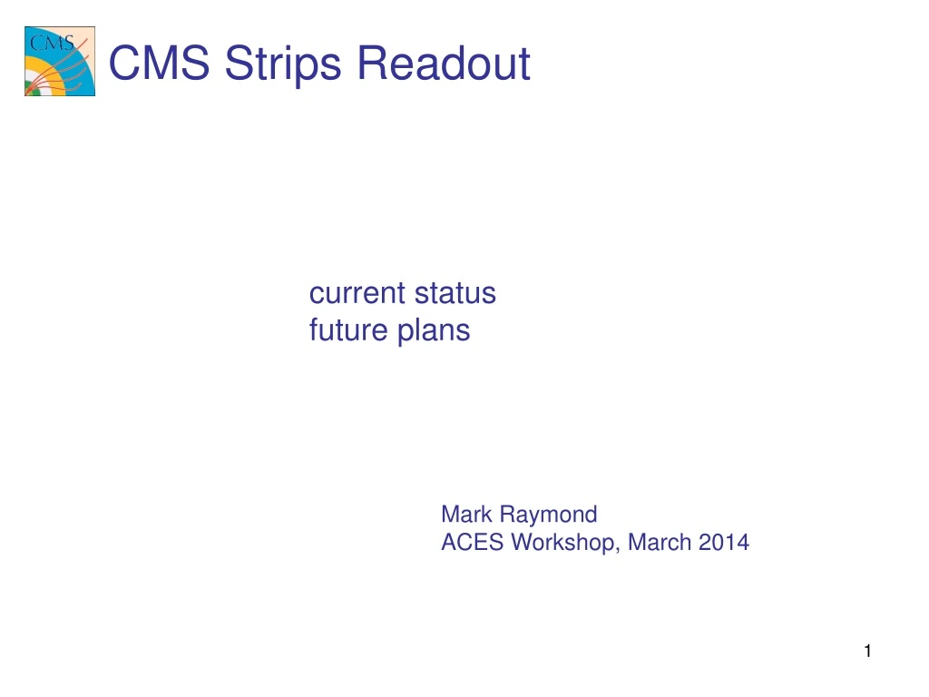 cms strips readout