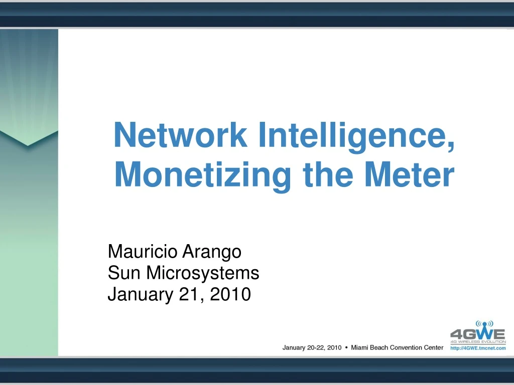 network intelligence monetizing the meter