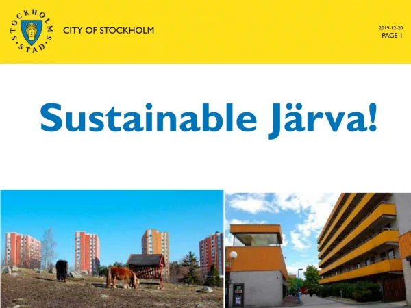 Sustainable  Järva!