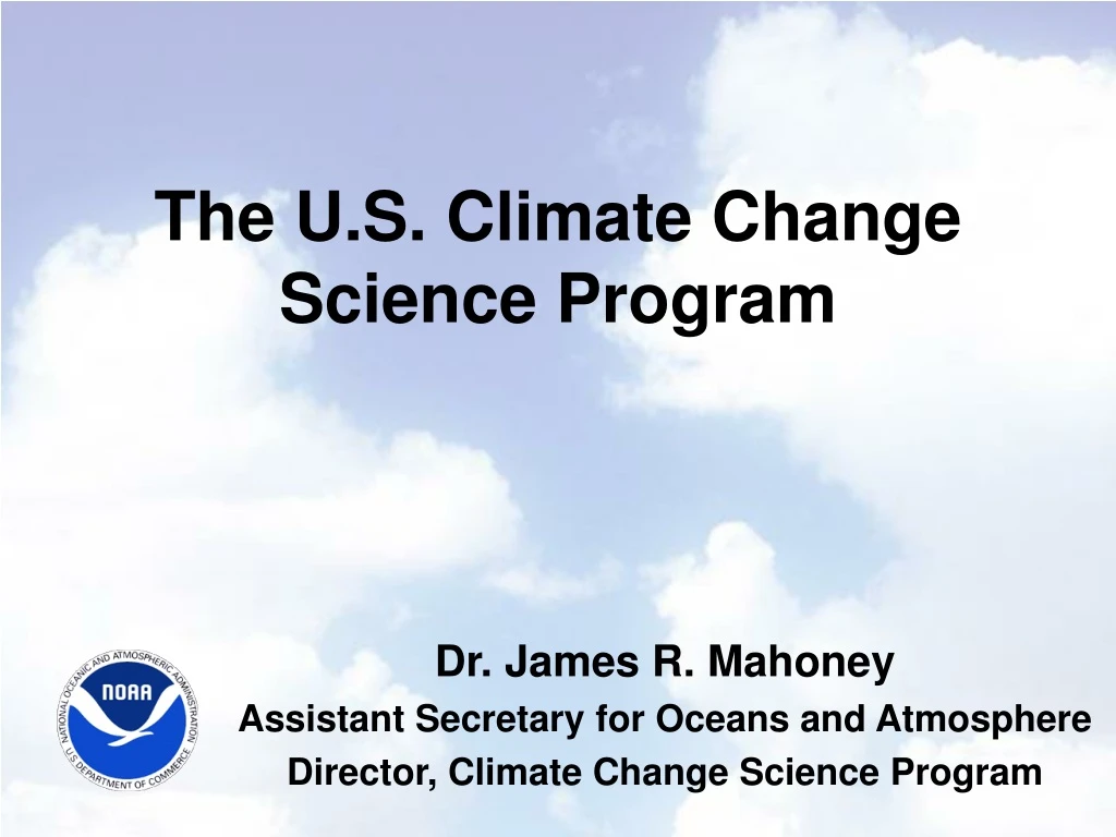 the u s climate change science program
