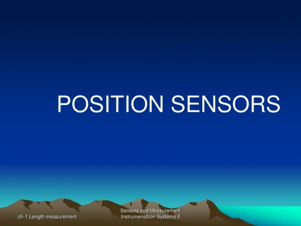 POSITION SENSORS