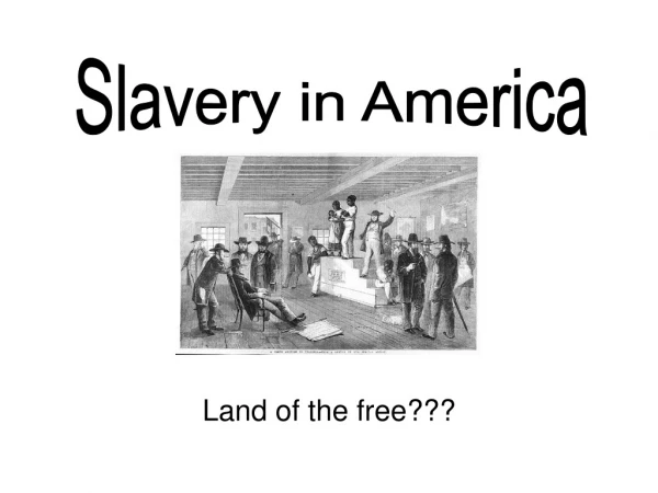Land of the free???