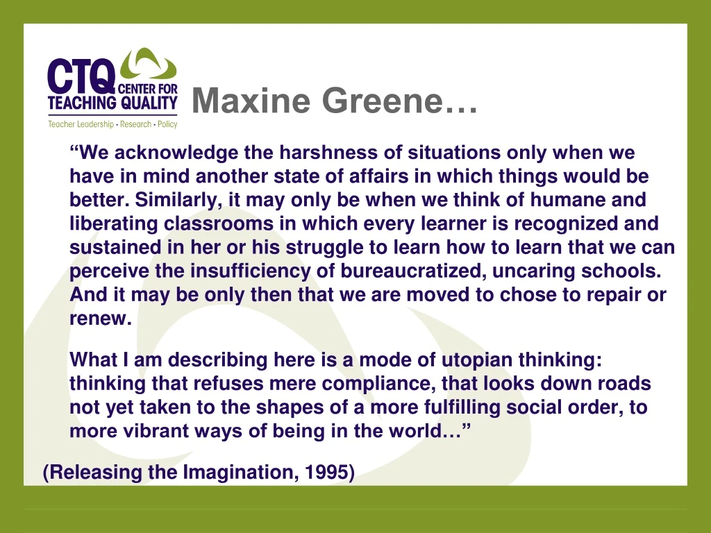 maxine greene