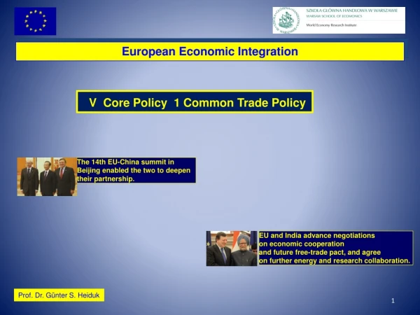 European  Economic  Integration