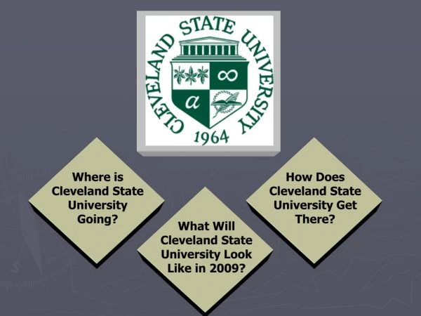 What Will Cleveland State University Look Like in 2009?