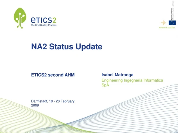 NA2 Status Update
