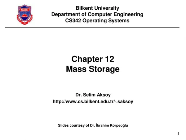 Chapter 12 Mass Storage