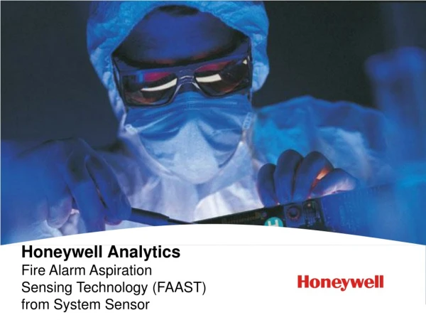 Honeywell Analytics  Fire Alarm Aspiration  Sensing Technology (FAAST) from System Sensor