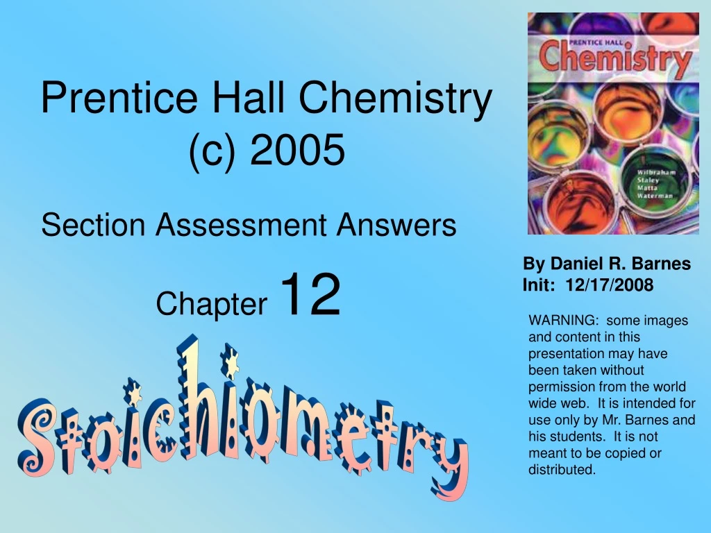 prentice hall chemistry c 2005