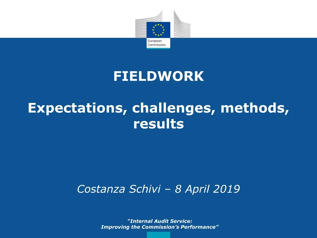 fieldwork expectations challenges methods results