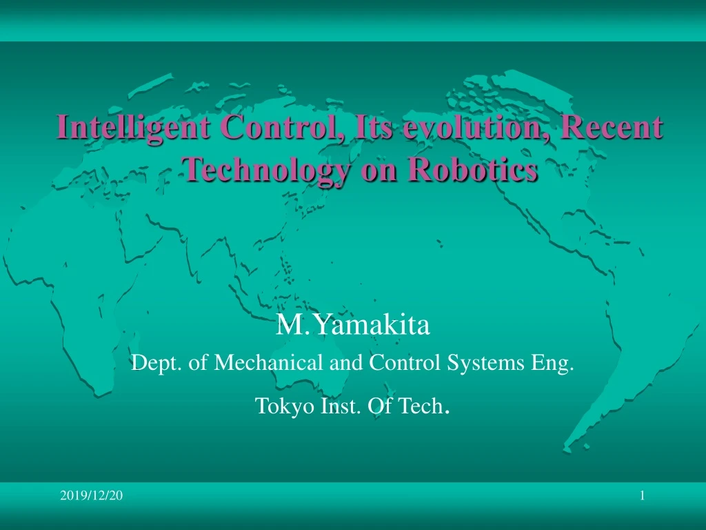 intelligent control its evolution recent technology on robotics