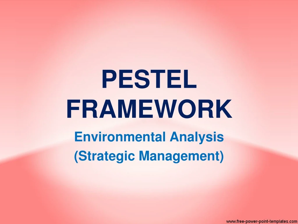 pestel framework