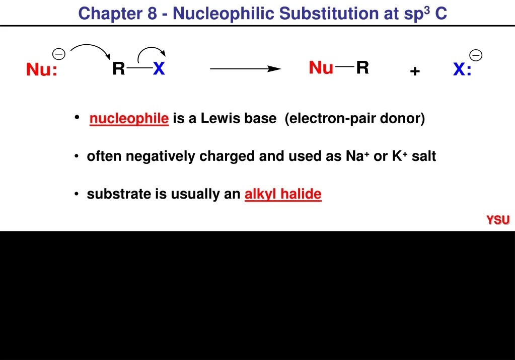 chapter 8 nucleophilic substitution at sp 3 c