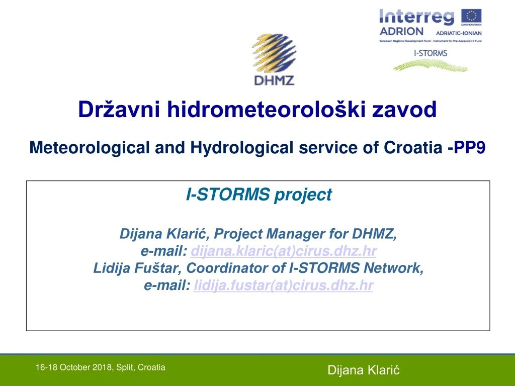 i storms project dijana klari project manager