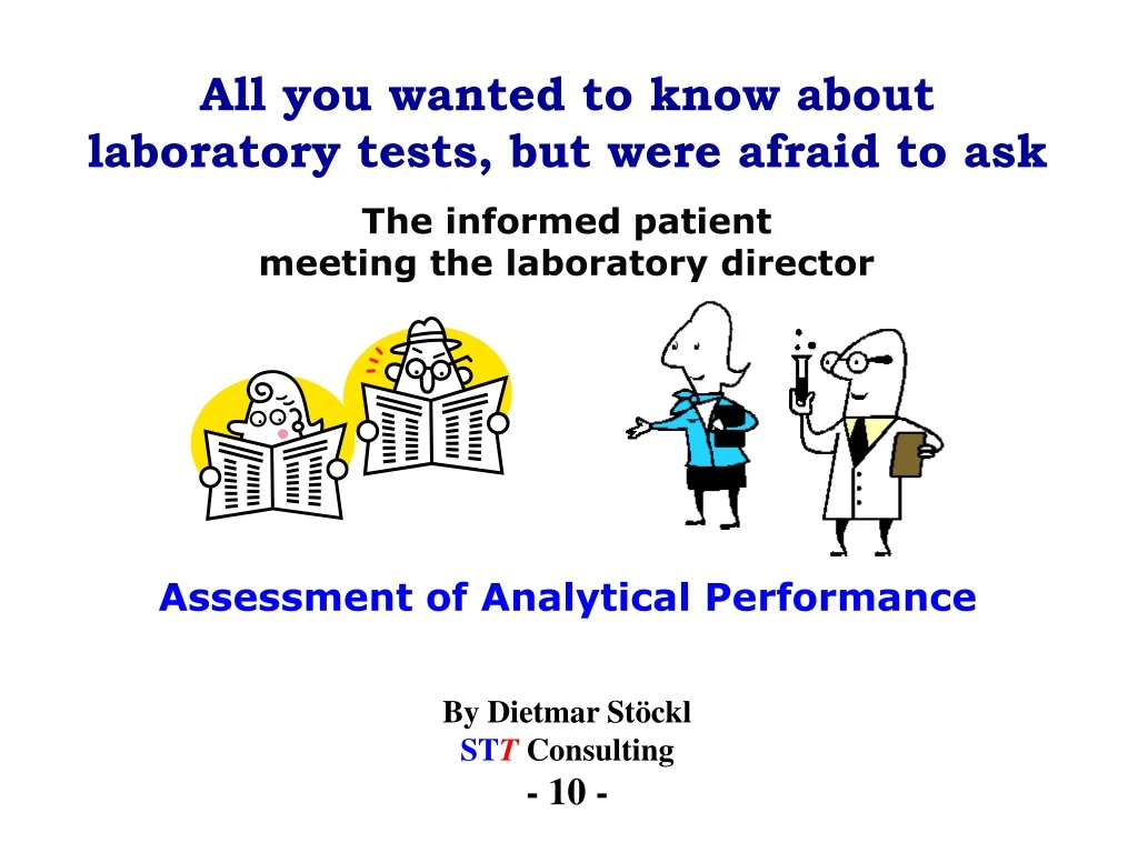 all you wanted to know about laboratory tests