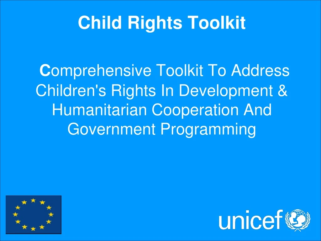 child rights toolkit c omprehensive toolkit