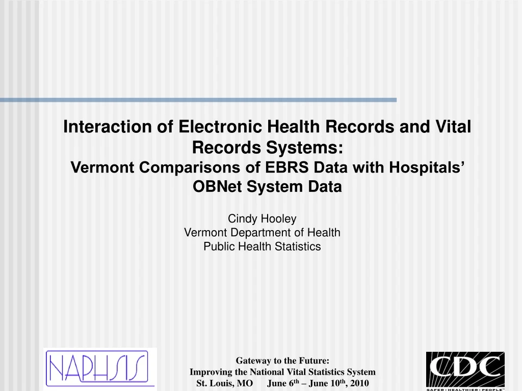 interaction of electronic health records