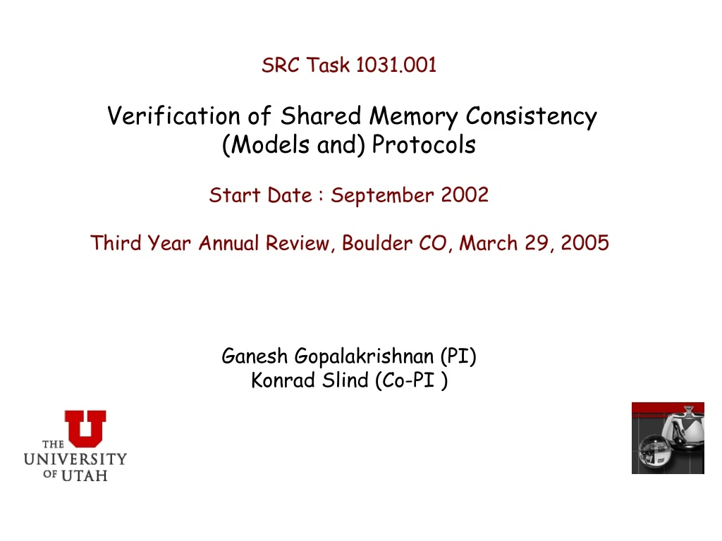 src task 1031 001 verification of shared memory