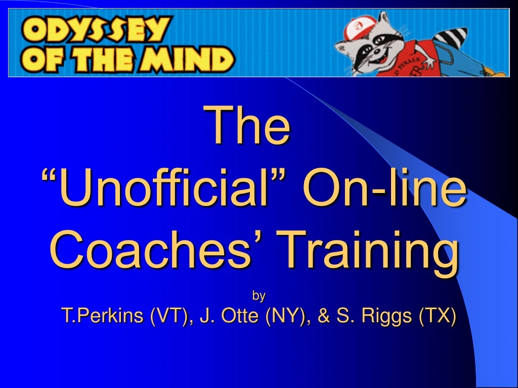 online coaches training