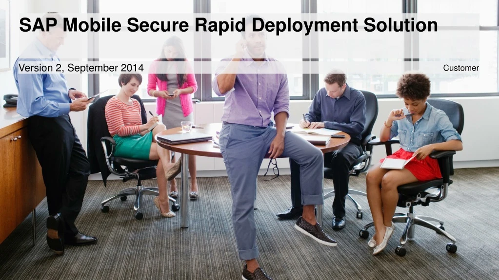 sap mobile secure rapid deployment solution