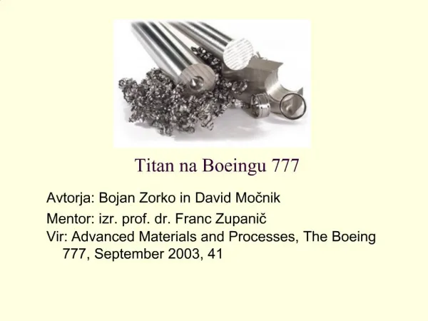 Titan na Boeingu 777