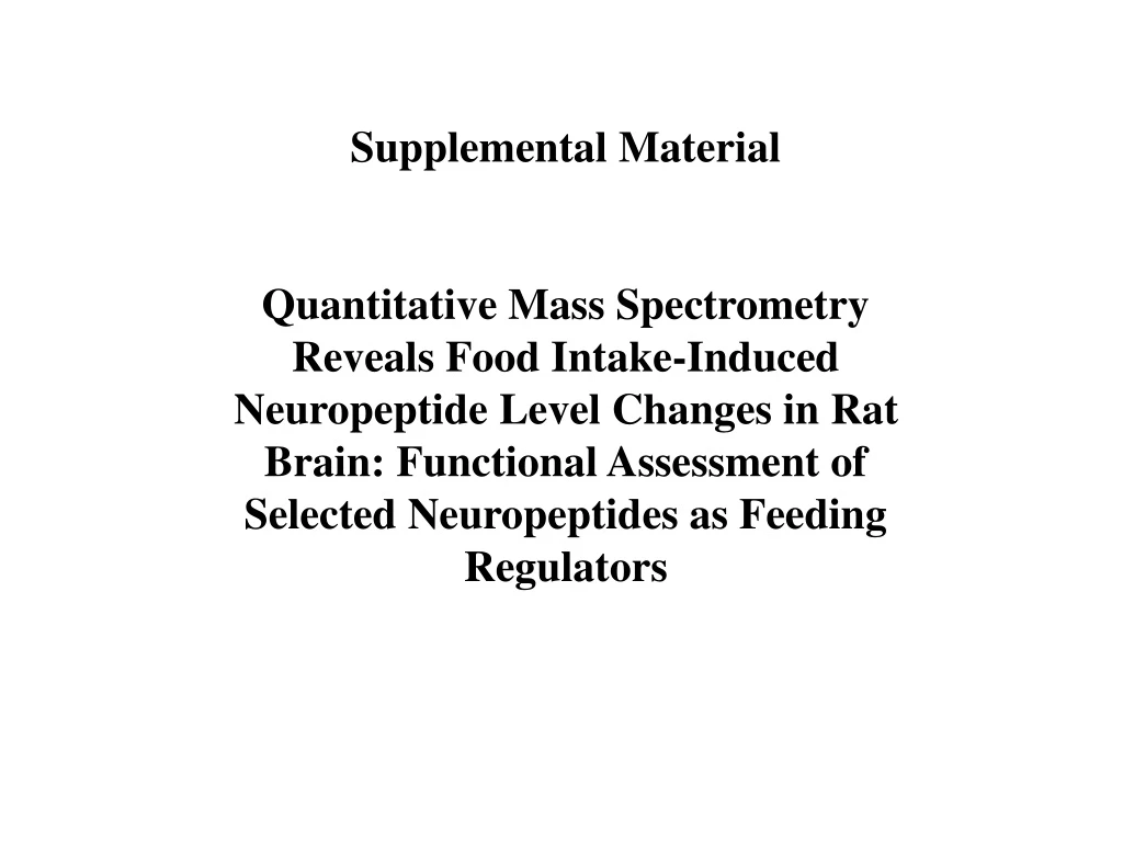 supplemental material quantitative mass