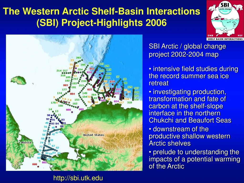the western arctic shelf basin interactions