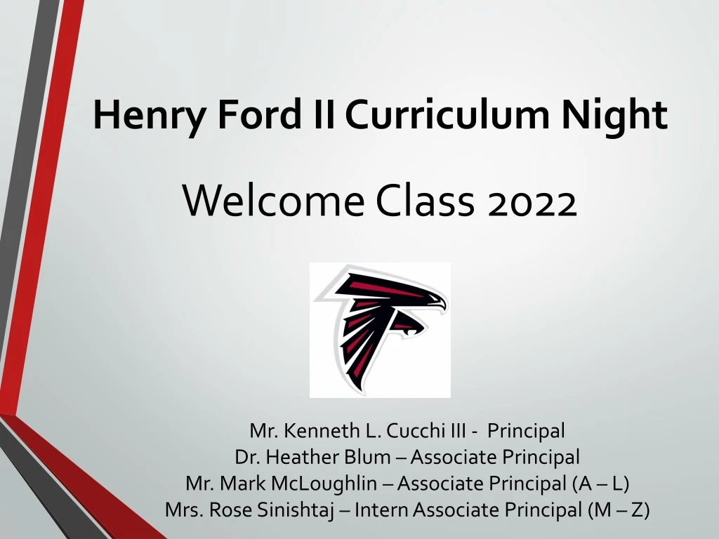 henry ford ii curriculum night