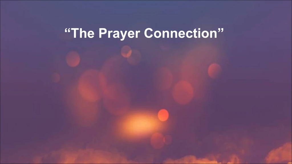 the prayer connection