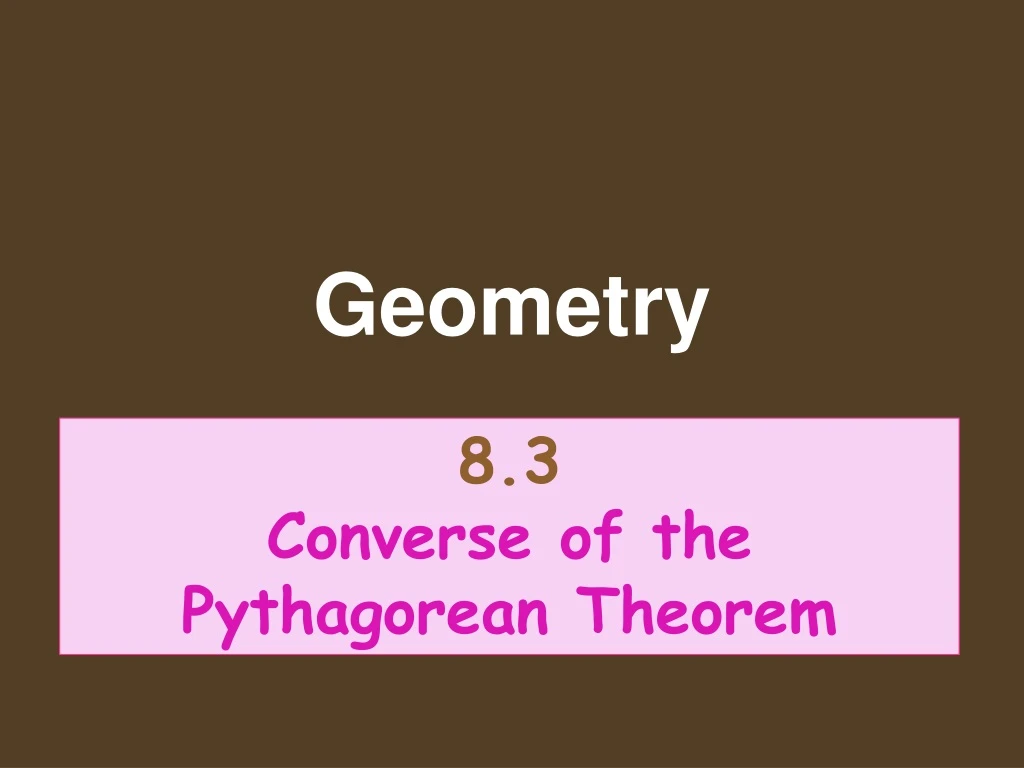 geometry