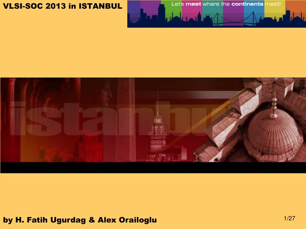 vlsi soc 2013 in istanbul