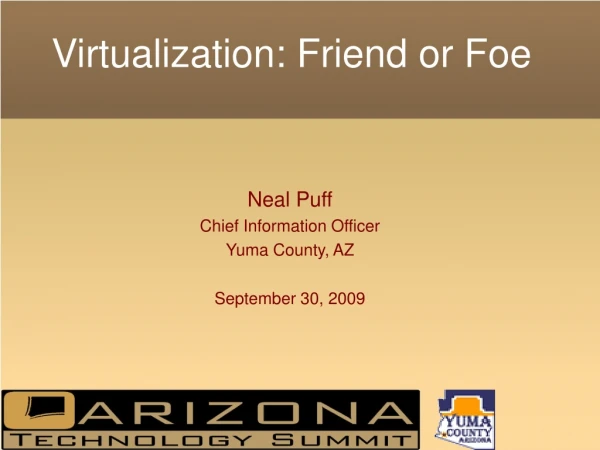 Virtualization: Friend or Foe