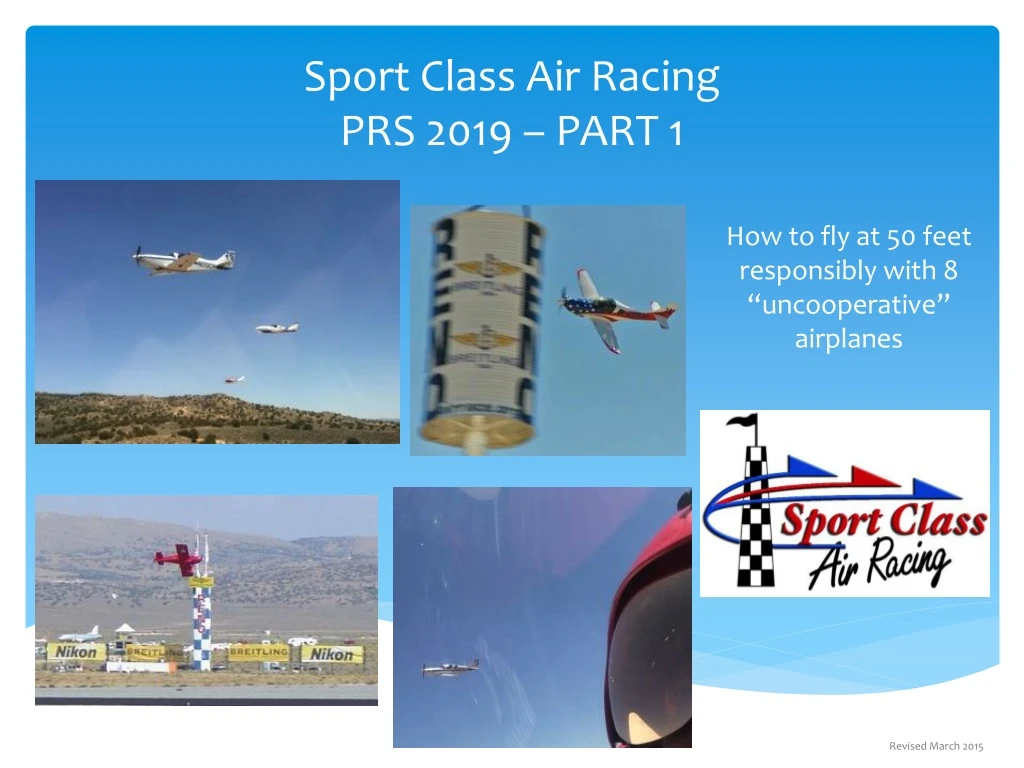 sport class air racing prs 2019 part 1