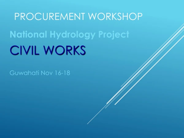 PROCUREMENT WORKSHOP