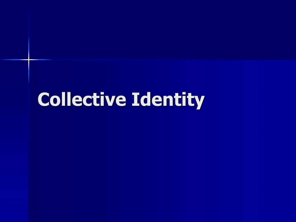 collective identity