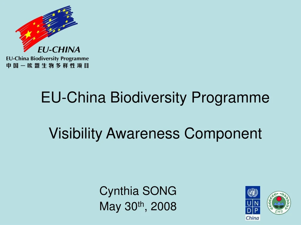 eu china biodiversity programme visibility awareness component