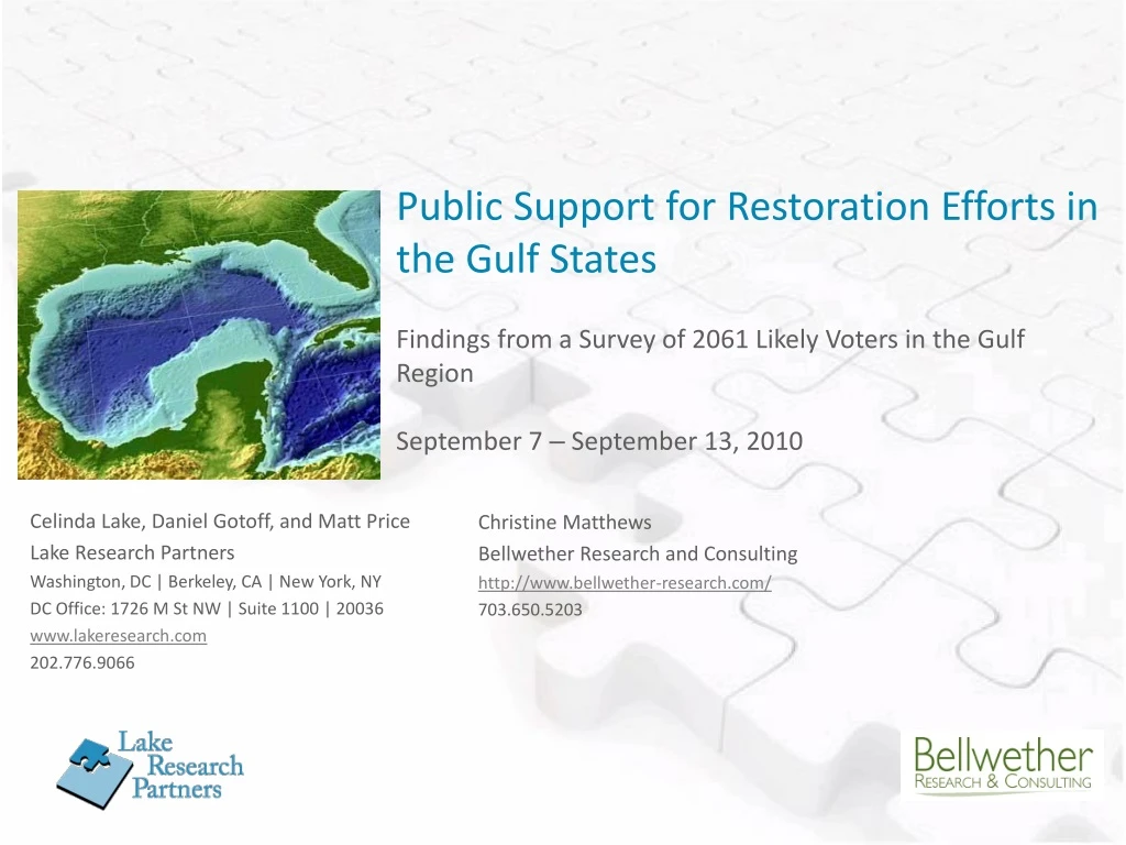 public support for restoration efforts