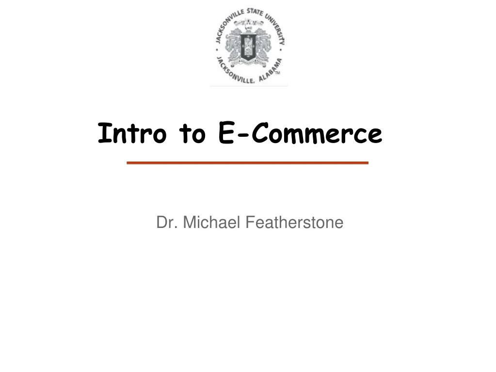 intro to e commerce