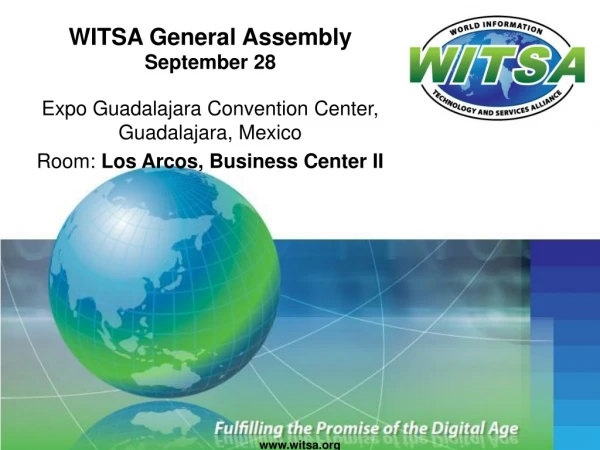 WITSA General Assembly September 28