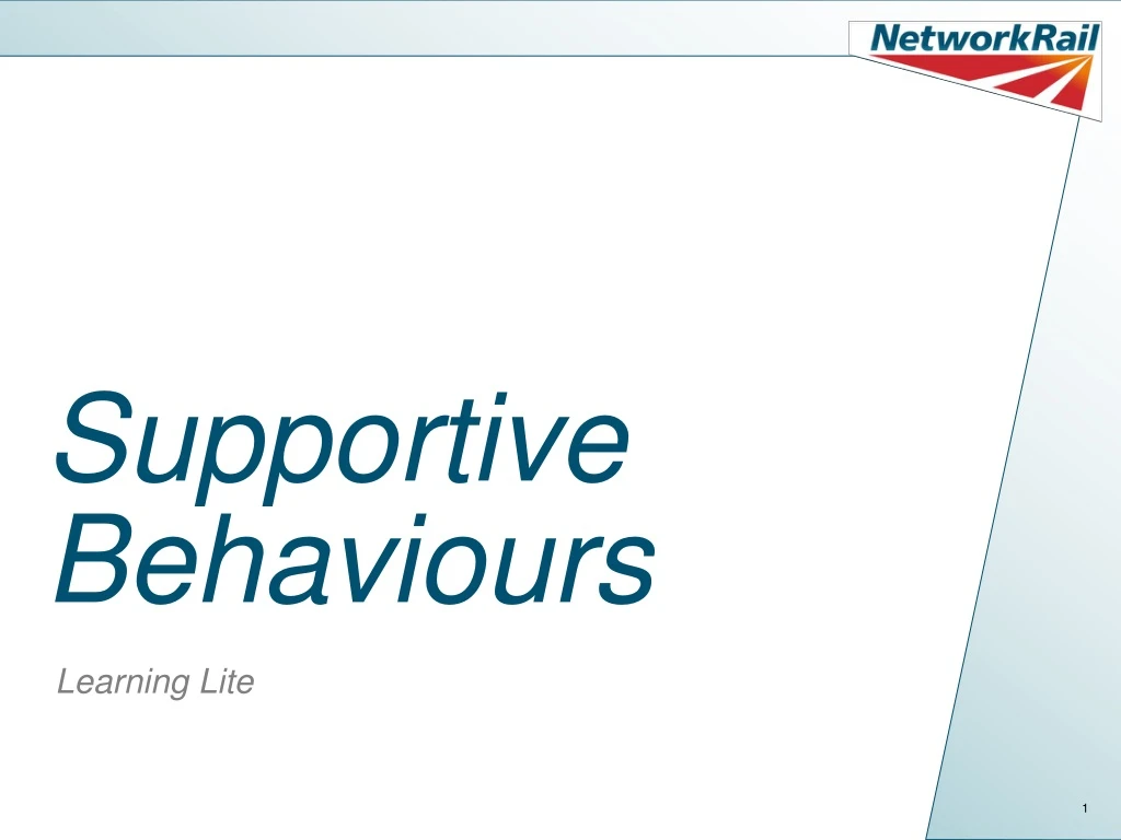 supportive behaviours