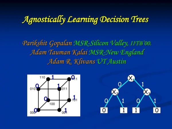 Agnostically Learning Decision Trees