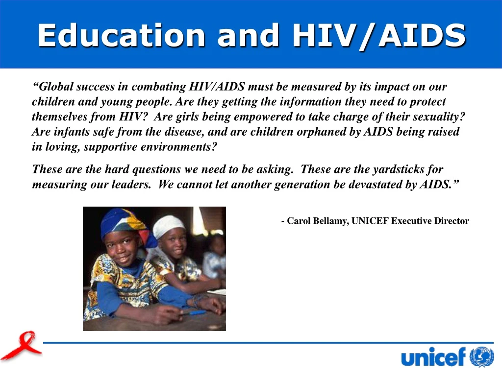education and hiv aids