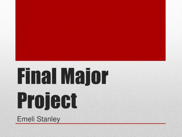 Final Major Project