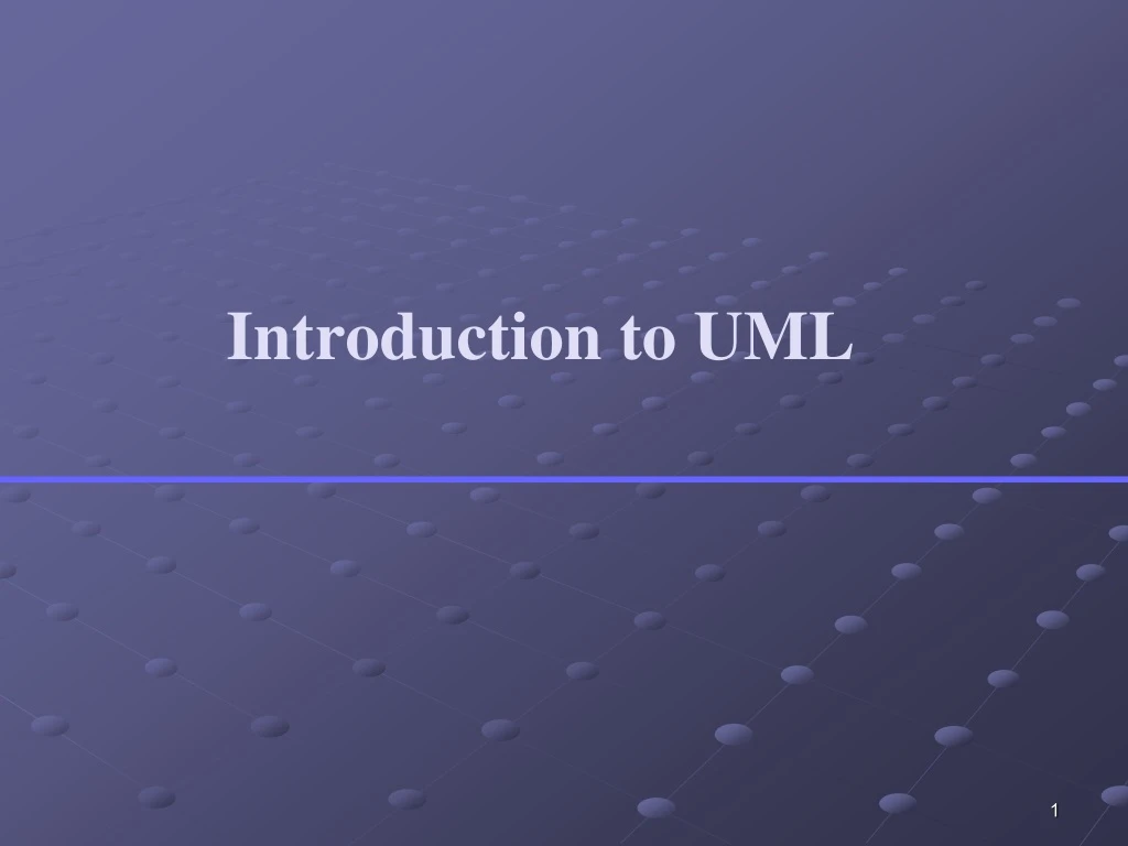 introduction to uml