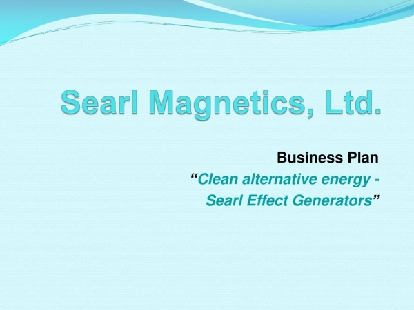 Searl Magnetics, Ltd.